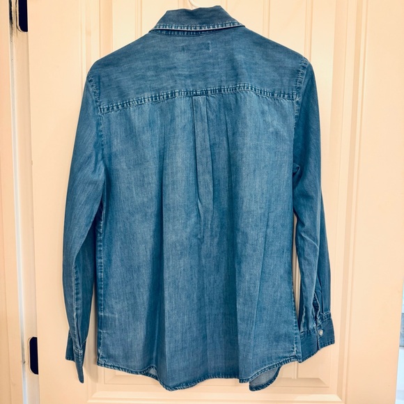 Faded Glory Light Blue Button Down Shirt - Picture 4 of 5